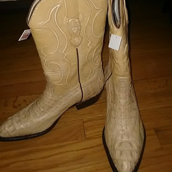 Los Altos boots Caiman horn
